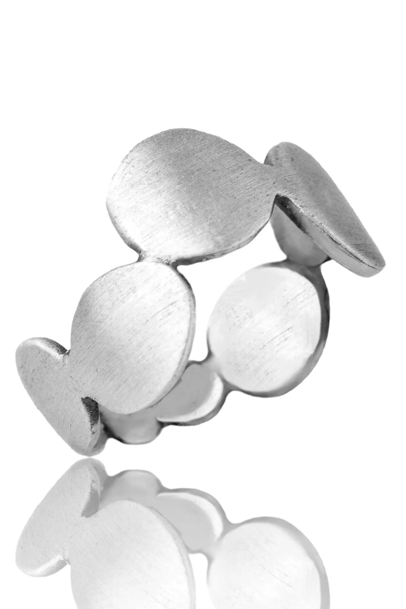 Dots silver ring