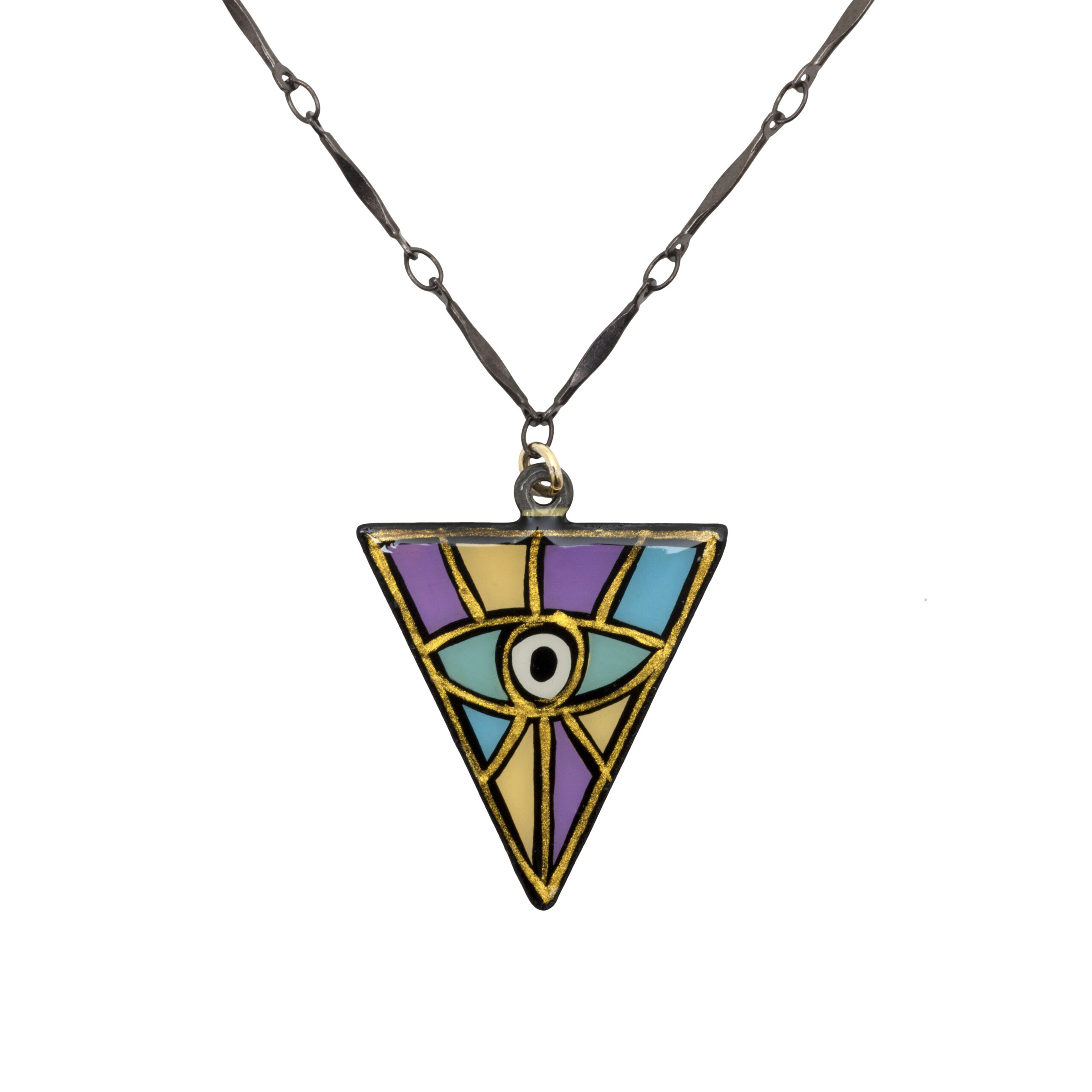 Τriangle Eye Neclace