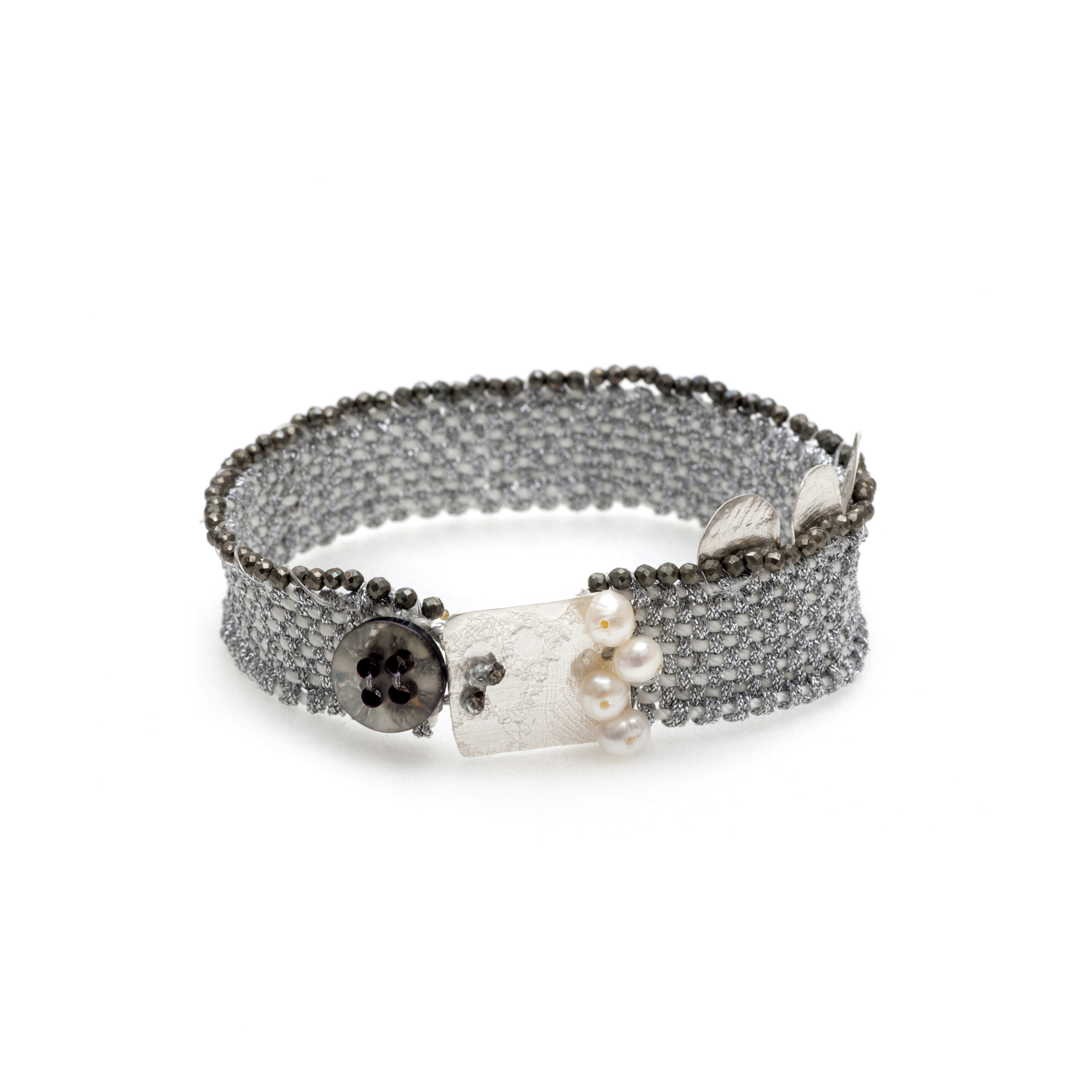 Woven bracelet.