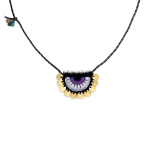 Knitted eye necklace thumbnail 4