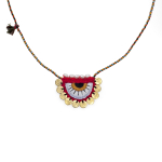 Knitted eye necklace thumbnail 2