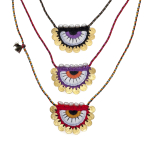 Knitted eye necklace thumbnail 1