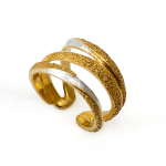 Triple row ring