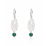 Forest Agate Drops Earrings thumbnail 2