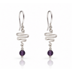 Amethyst Pulse Earrings thumbnail 3